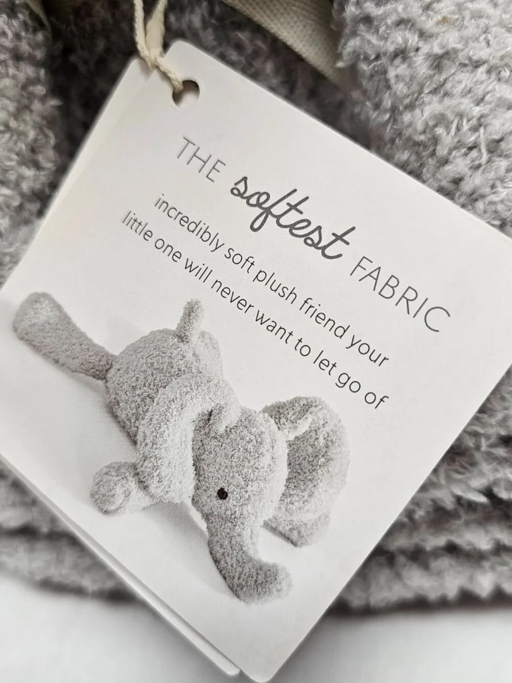 New Plush Dreamy Sunday Stuffed Animal Elephant Lovey & Security Blanket Gift